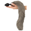 Fluffy Tail Grey