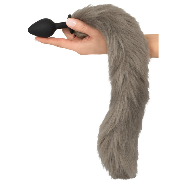 Fluffy Tail Grey