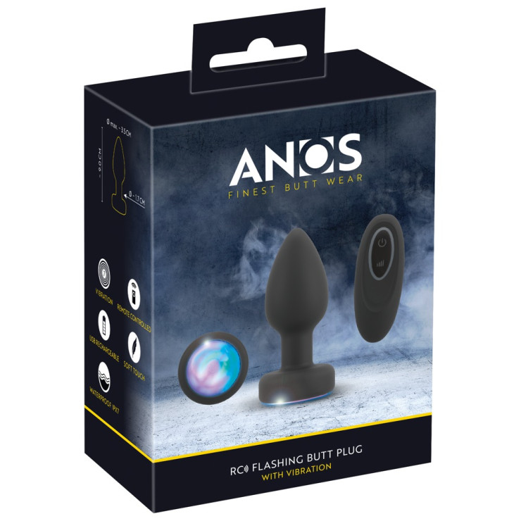 ANOS RC Flashing Butt Plug