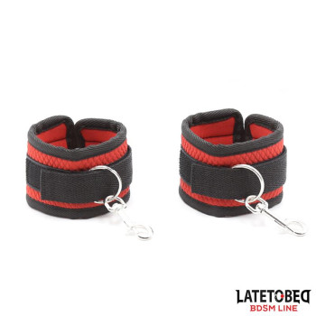  Bed Eestraint Set with Blindfold Adjustable Cuffs