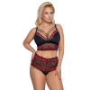 Bra and Briefs black/red