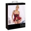 Shelf Bra Set red