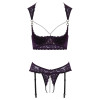 Shelf Bra Set Purple