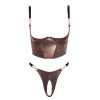 Shelf Bra Set brownish