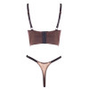 Shelf Bra Set brownish