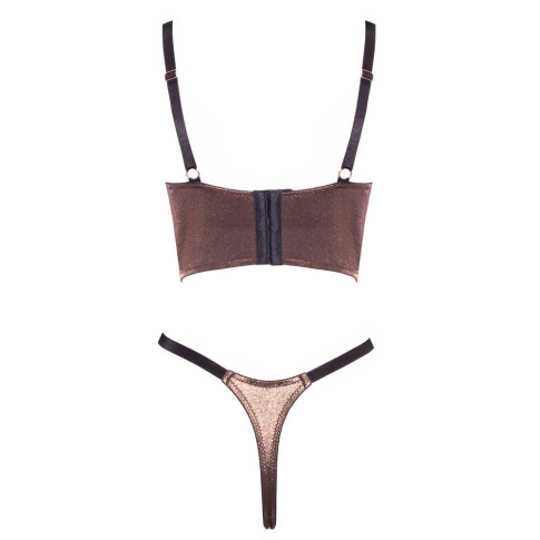 Shelf Bra Set brownish