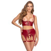 Shelf Bra Set red