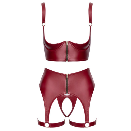 Shelf Bra Set red