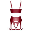 Shelf Bra Set red
