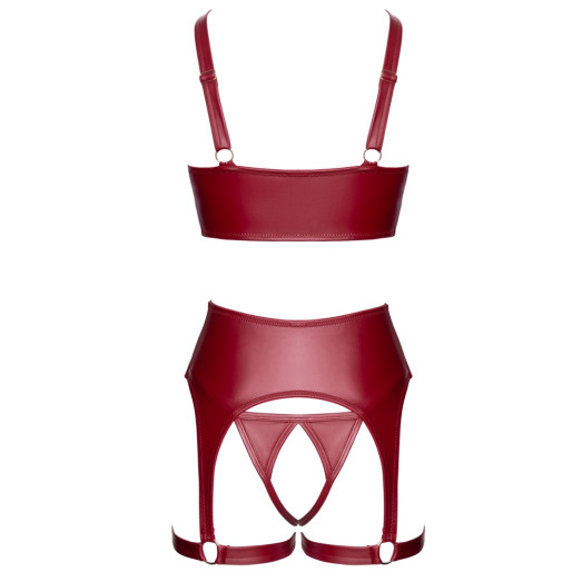Shelf Bra Set red