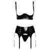 Vinyl Shelf Bra Set