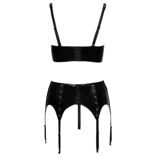Vinyl Shelf Bra Set