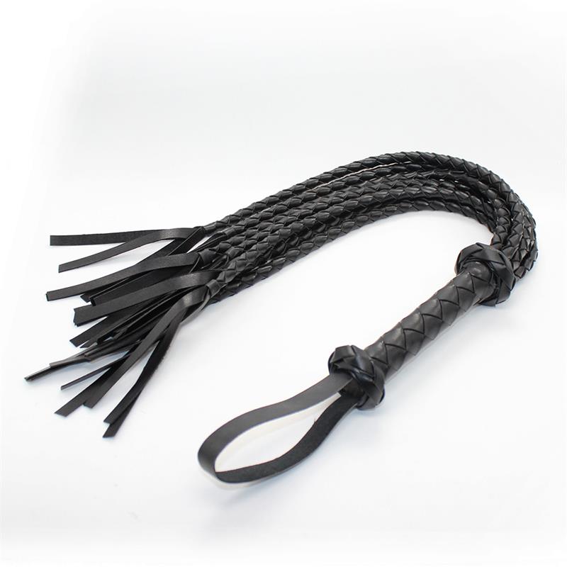  Braided Flogger 75 cm Black