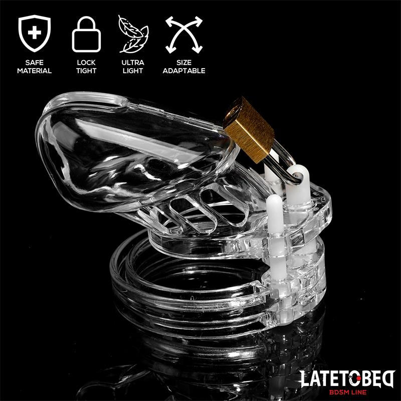  Chastity Penis Cage Short Clear