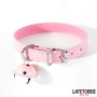  Collar with Bell Adjustable Pink
