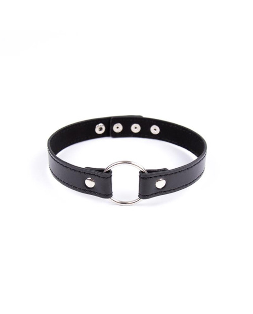  Collar with Hoop Adjustable 38.2 cm Black