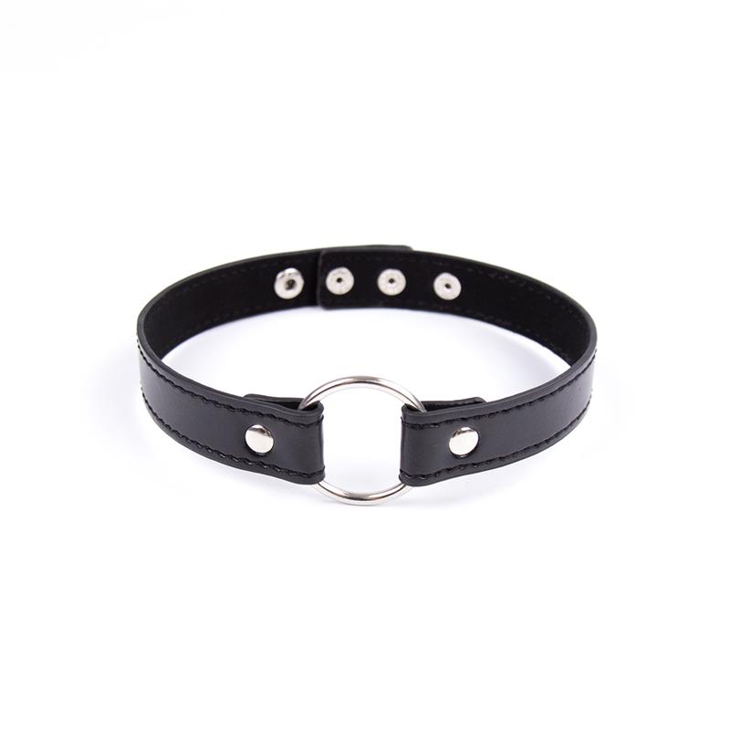  Collar with Hoop Adjustable 38.2 cm Black
