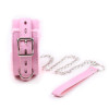  Collar with Leash Pastel Pink