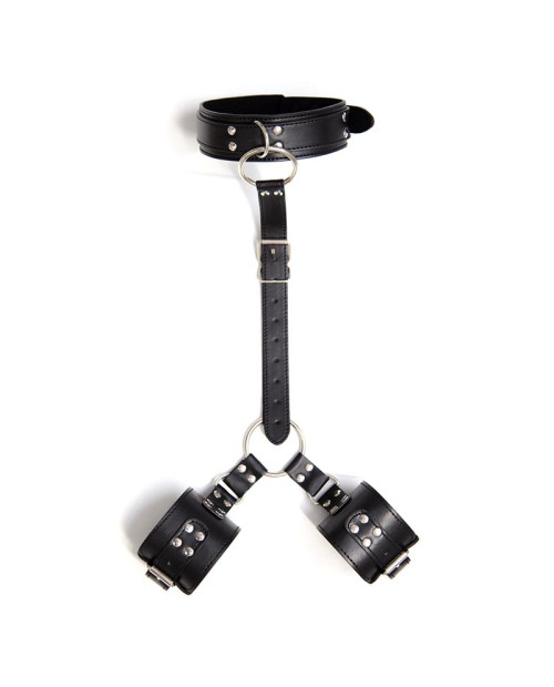  Collar with Restraints Adjustable Black