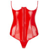 Vinyl Corset red