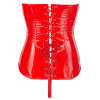 Vinyl Corset red