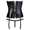 Vinyl Corset black