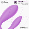  Couple Toy with App Flexible Silicone Lavender