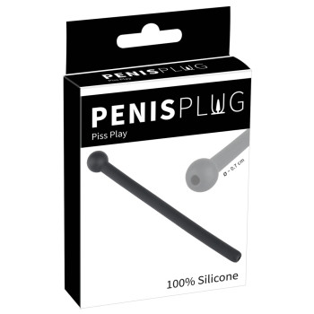 Penis Plug Piss Play black