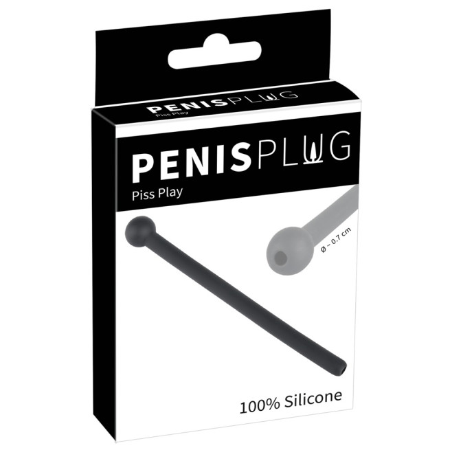 Penis Plug Piss Play black