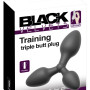 Black Velvets Triple Butt Plug
