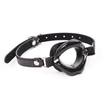  Gag Ball Mouth Shaped Black