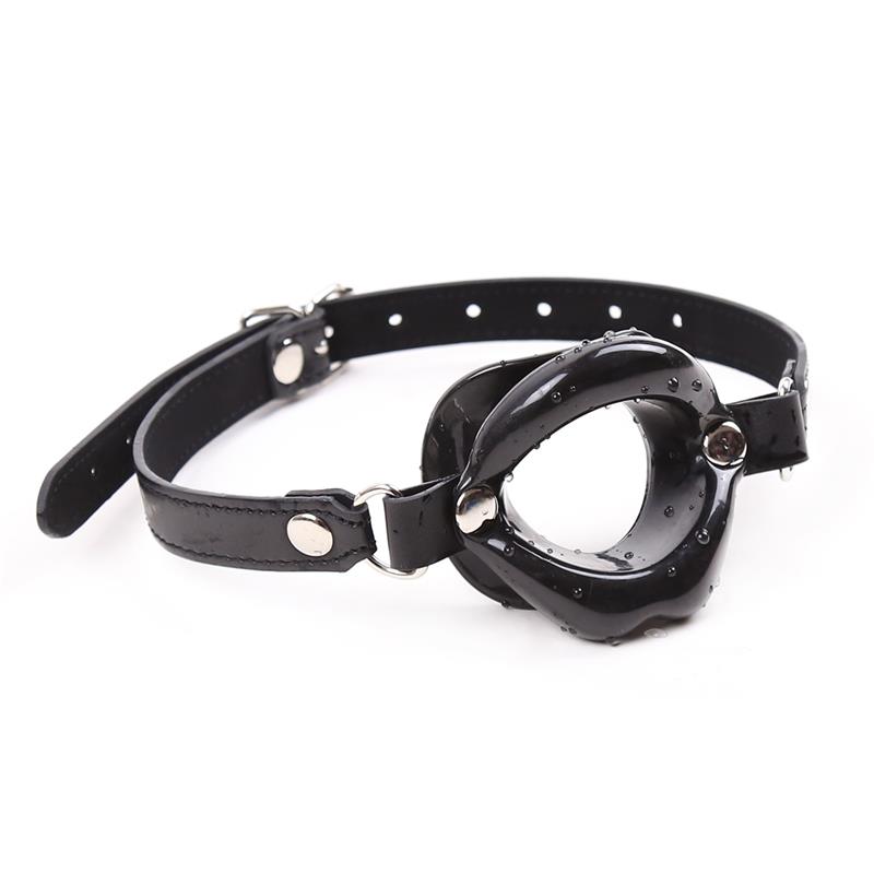  Gag Ball Mouth Shaped Black