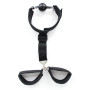  Gag Ball with Hand Cuff Black