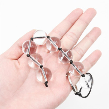  Glass Anal Beads 4 Sizes - Select size: : S