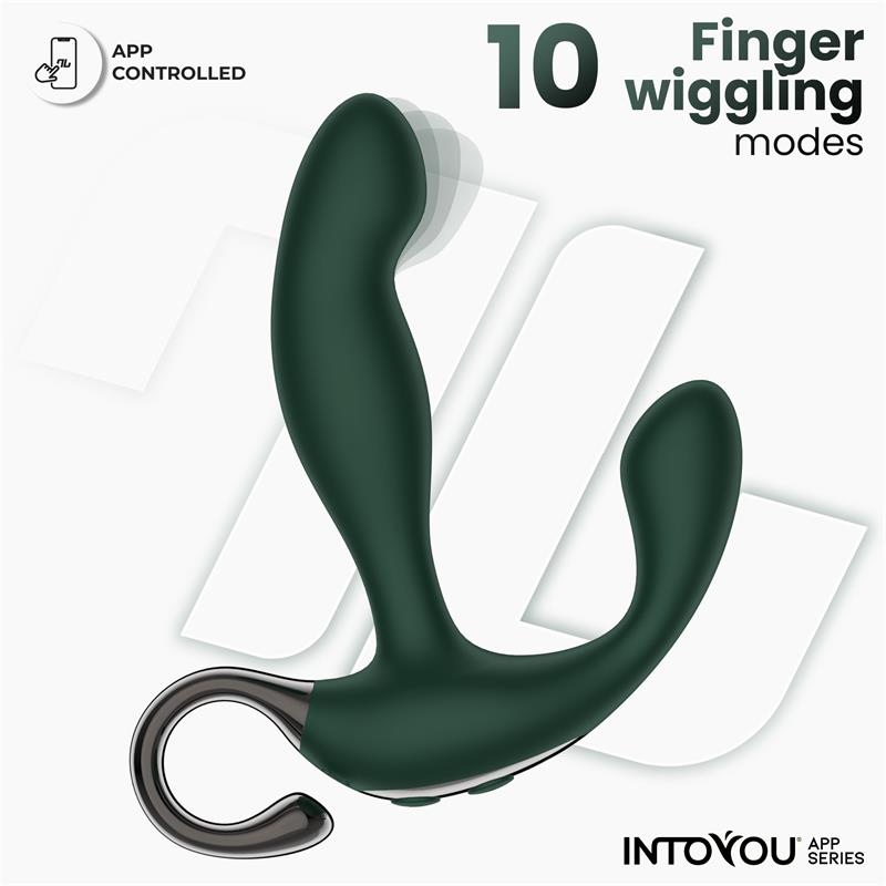  Greeny Prostate Massager with Finger Wiggling and App