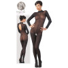 Catsuit with Lace Collar