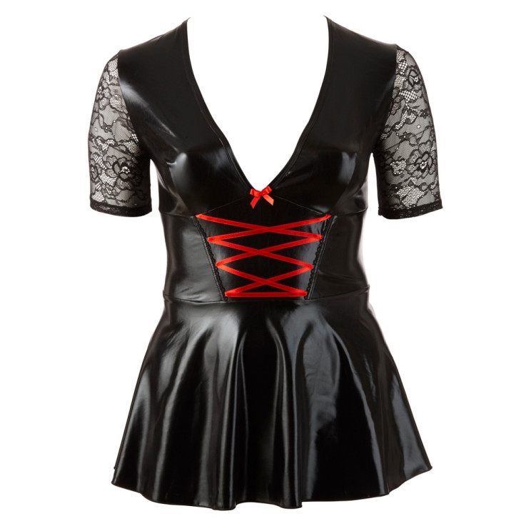 Dress black/red
