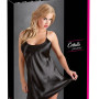 Satin Chemise Black