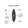 Haute Couture Luxary Air Pulse Stimulator + Vibration