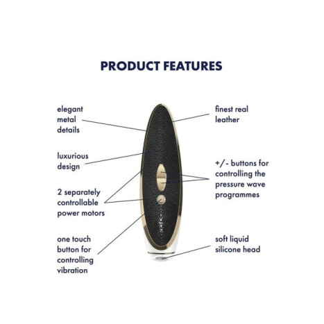 Haute Couture Luxary Air Pulse Stimulator + Vibration