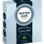 Mister Size 49mm pack of 3