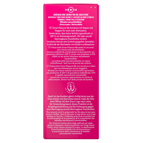 Durex Pleasure Me x 40