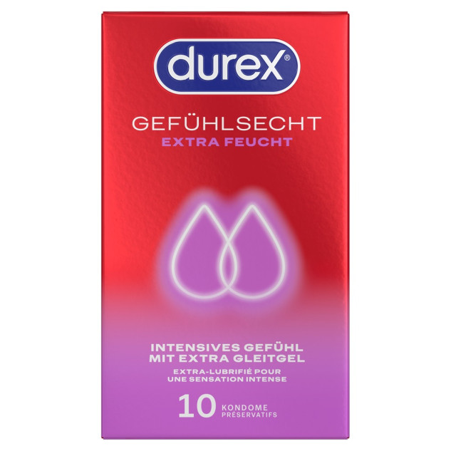Durex Gefühlsecht Xtrafeucht10