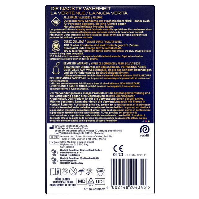 Durex Intensity pack of 8