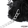  Lace Elastic Wrist Restraints Black