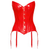 Vinyl Corset red