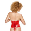 Vinyl Waist Cincher red