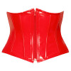 Vinyl Waist Cincher red