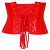 Vinyl Waist Cincher red