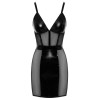 Vinyl Dress w. Mesh